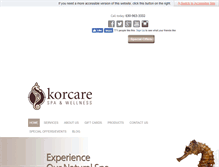 Tablet Screenshot of korcarespa.com